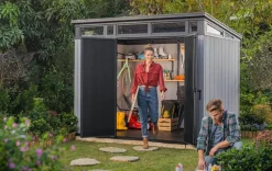 Artisan 9x7 Storage Shed - Grey Medium Sheds