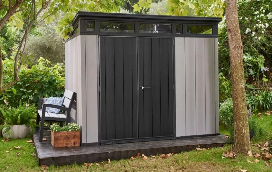 Artisan 9x7 Storage Shed - Grey Medium Sheds