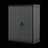 Discount Cortina Alto Storage Shed - Graphite Storage Cabinets & Shelving Units|Vertical Sheds