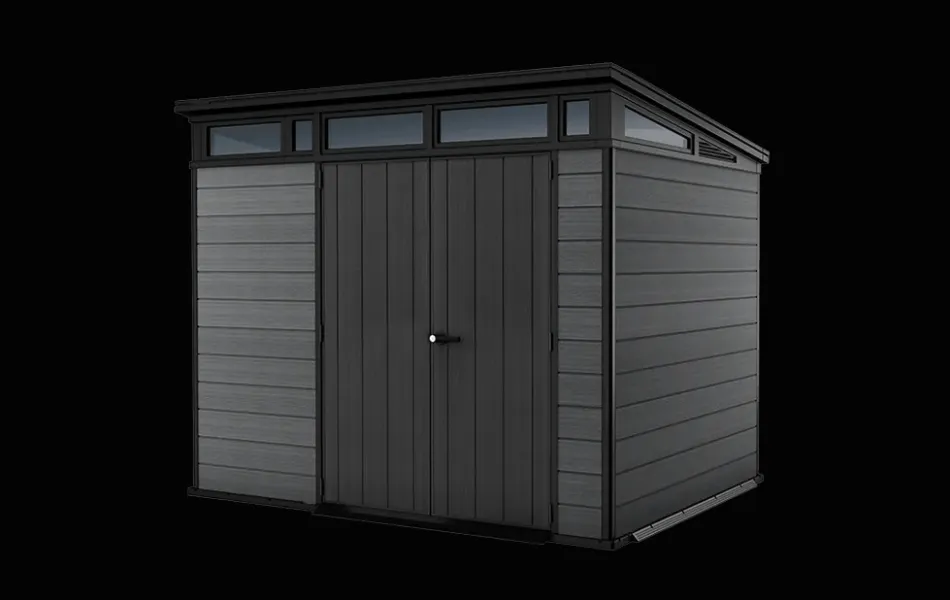 New Cortina 9x7 Storage Shed - Graphite Medium Sheds