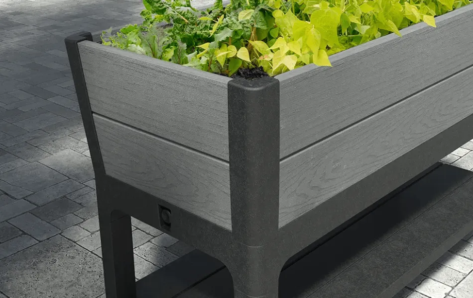 Sale Darwin 29 Gallon Elevated Garden Bed - Graphite Garden Beds