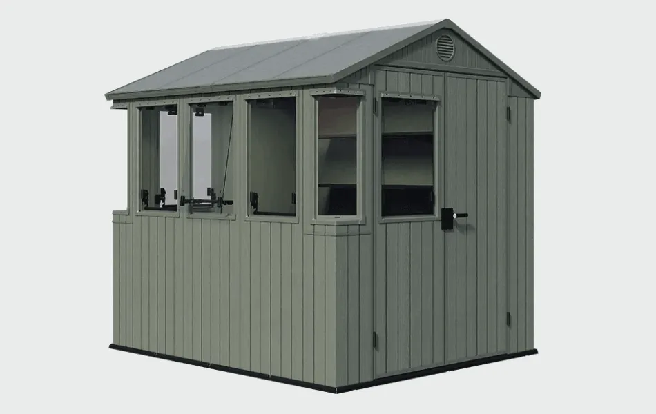 Hot Darwin 6x8 Potting Shed - Green Medium Sheds