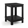 Outlet Deluxe Adirondack Side Table - Black Outdoor Side Tables