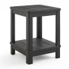 Discount Deluxe Adirondack Side Table - Brown Outdoor Side Tables