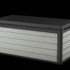 Hot Denali 150 Gallon Deck Box - Grey Large Deck Boxes