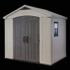 Best Factor 8x6 Storage Shed - Brown Medium Sheds