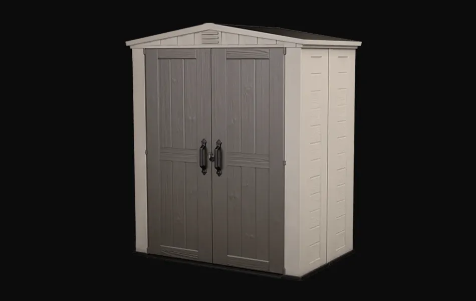 Factor 6x3 Storage Shed - Brown Small Sheds