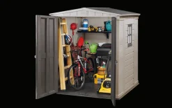 Sale Factor 6x6 Storage Shed - Brown Medium Sheds