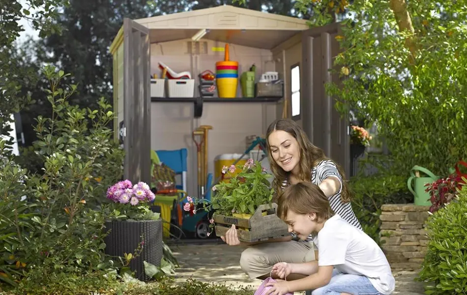 Sale Factor 6x6 Storage Shed - Brown Medium Sheds