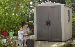 Sale Factor 6x6 Storage Shed - Brown Medium Sheds