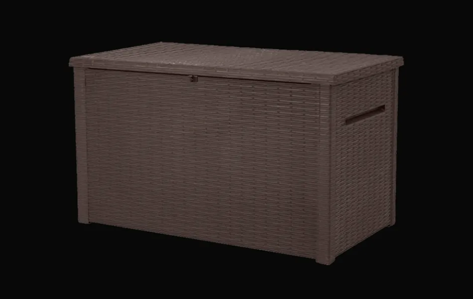 Java 230 Gallon Deck Box - Brown Large Deck Boxes
