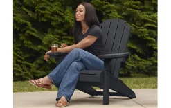 Outlet Kiawah Adirondack Chair - Graphite Adirondack Chairs