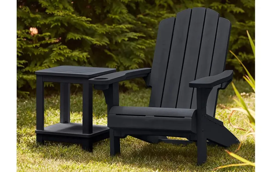 Outlet Kiawah Adirondack Chair - Graphite Adirondack Chairs