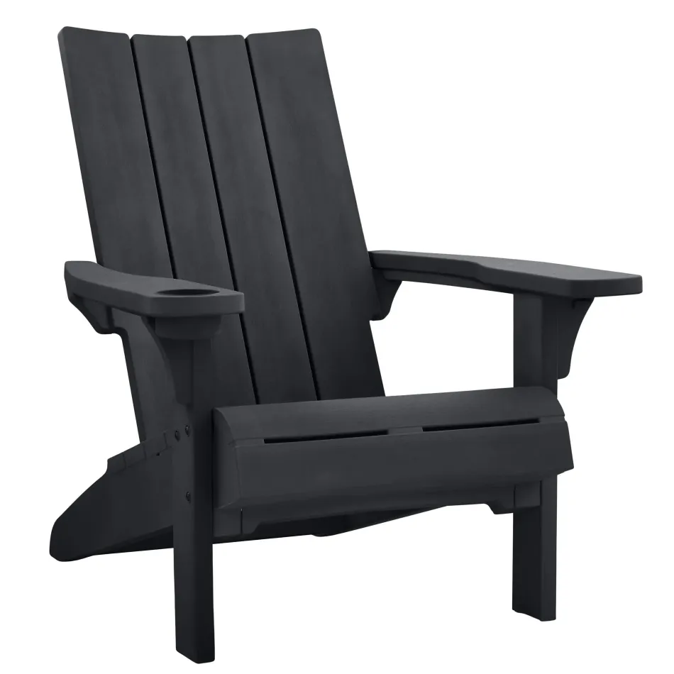 Discount Modern Adirondack Chair - Graphite Adirondack Chairs