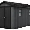 Clearance Newton Plus 7.5x13 Storage Shed - Graphite Large Sheds