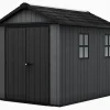 Newton Plus 7.5x9 Storage Shed - Graphite Medium Sheds