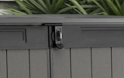 Premier Jumbo Storage Shed - Grey Trash Can Storage Sheds|Horizontal Sheds