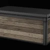 Best Signature 150 Gallon Deck Box - Walnut Brown Large Deck Boxes