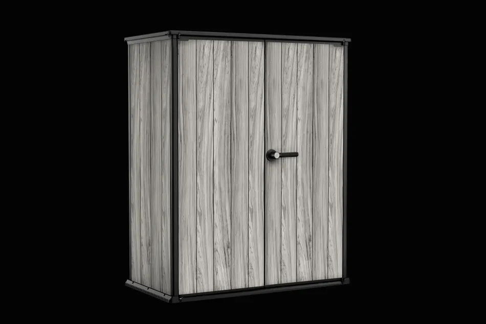 Signature Vertical Storage Shed - Storm Grey Storage Cabinets & Shelving Units|Vertical Sheds