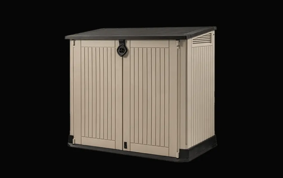 Sale Store-It-Out Midi Storage Shed - Brown Trash Can Storage Sheds|Horizontal Sheds