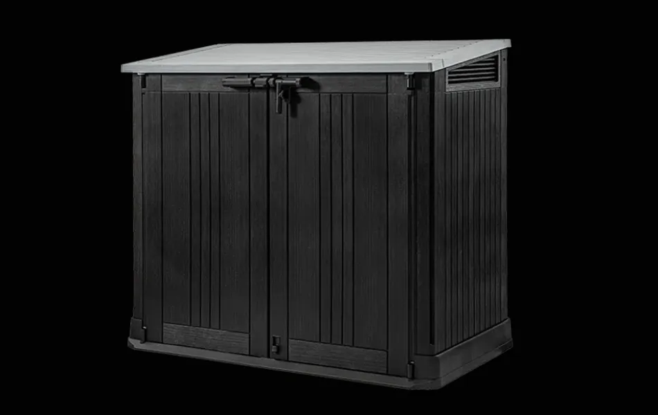 Best Store-It-Out Prime Storage Shed - Grey Trash Can Storage Sheds|Horizontal Sheds