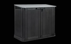 Best Store-It-Out Prime Storage Shed - Grey Trash Can Storage Sheds|Horizontal Sheds