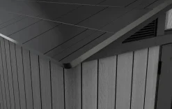 New Stronghold 10x11.5 Storage Shed - Graphite Large Sheds