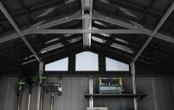 New Stronghold 10x11.5 Storage Shed - Graphite Large Sheds