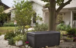 Clearance Sumatra 135 Gallon Deck Box - Brown Large Deck Boxes