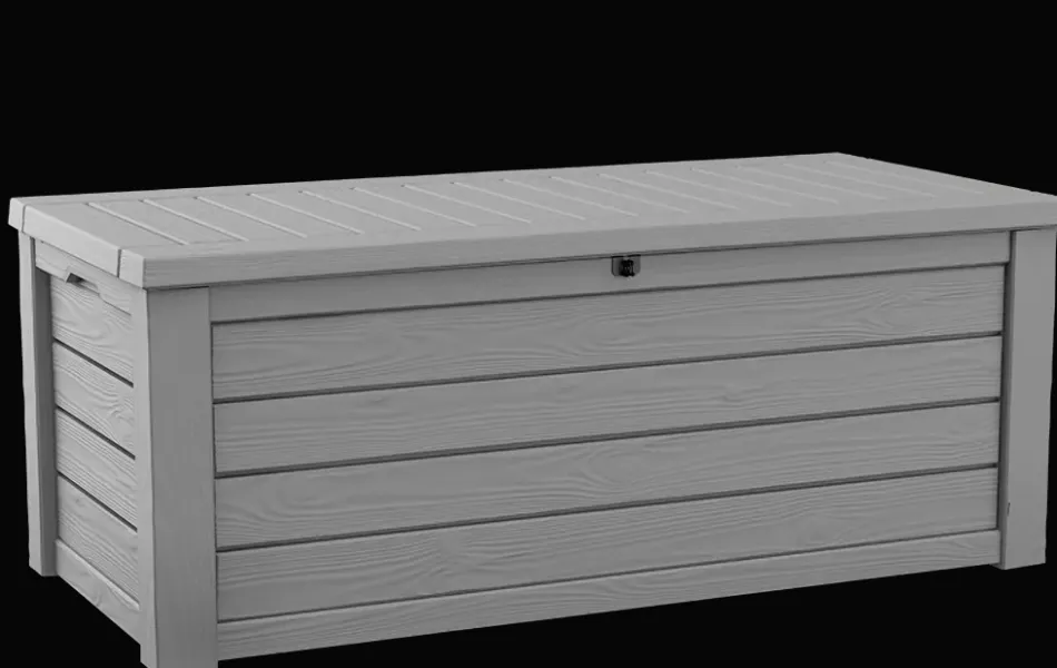 Discount Westwood 150 Gallon Deck Box - Grey Large Deck Boxes